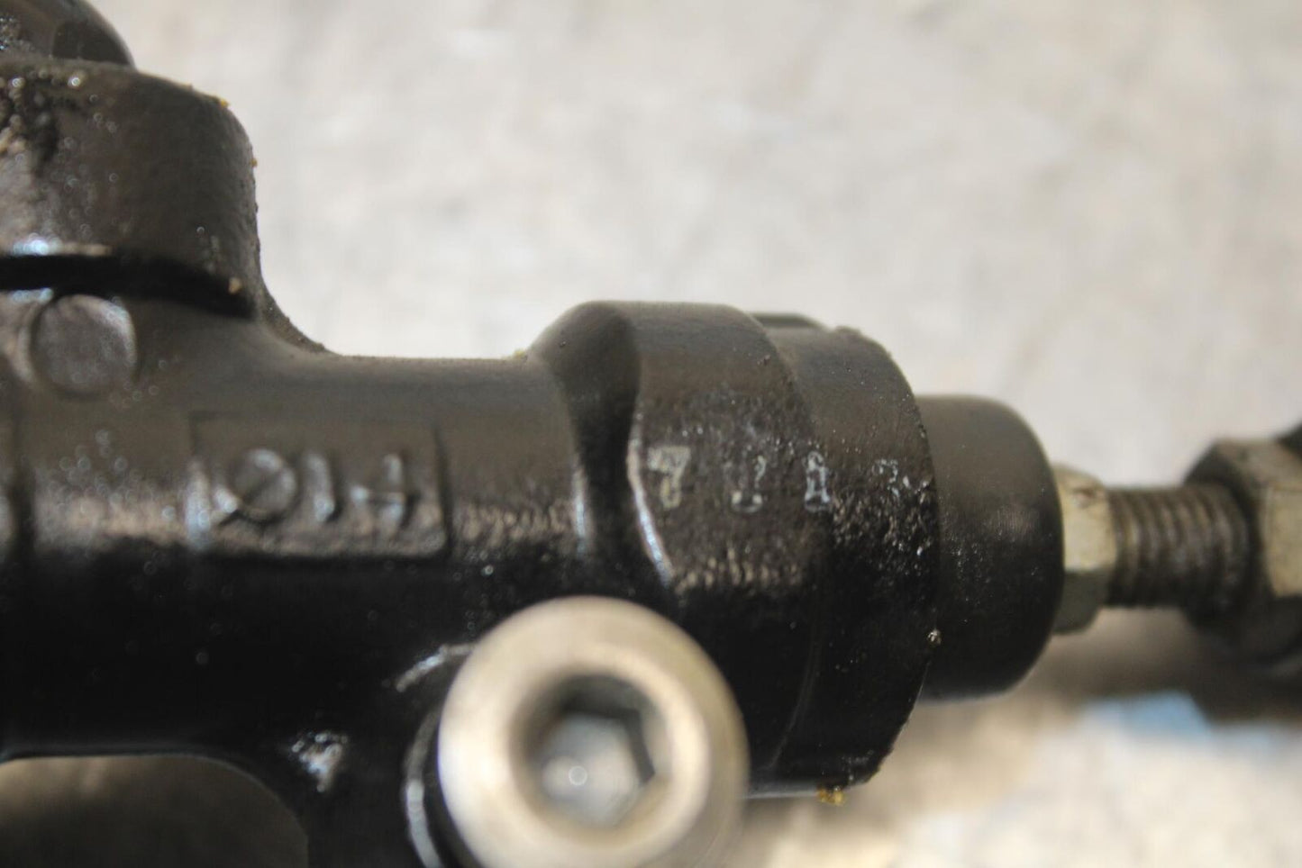 2009 Kawasaki Ninja EX250J REAR BACK BRAKE MASTER CYLINDER W RESERVOIR BB87