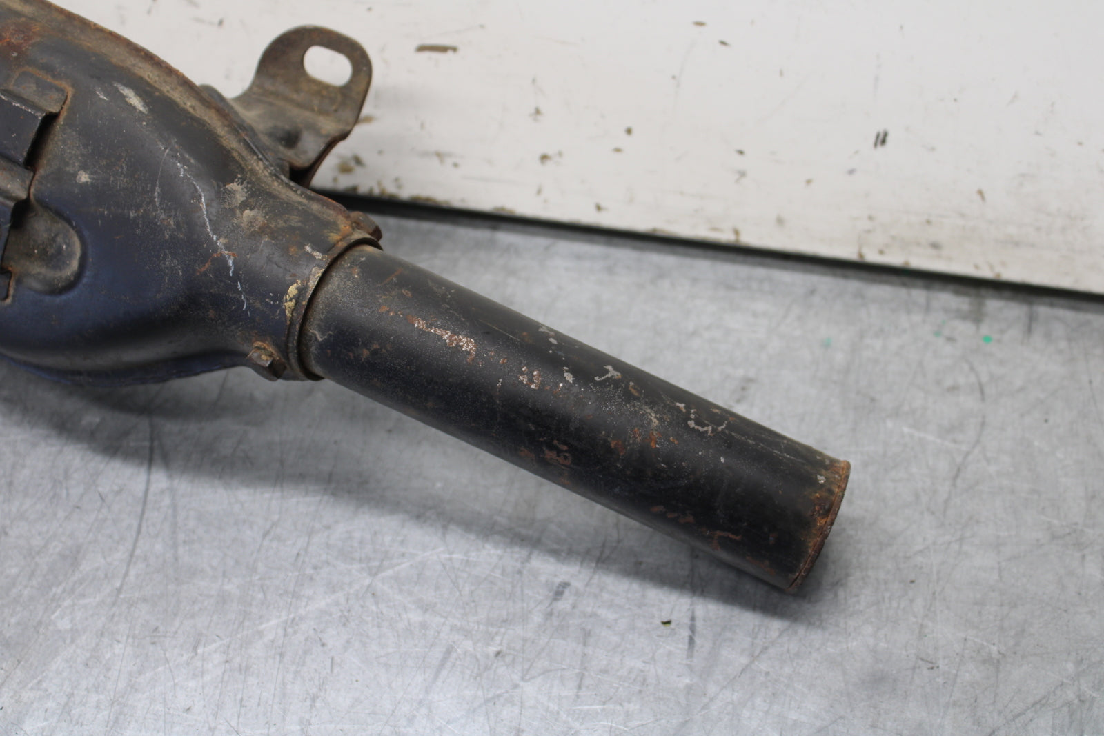 71-75 KAWASAKI F7 EXHAUST PIPE MUFFLER SLIP ON CAN SILENCER BB00