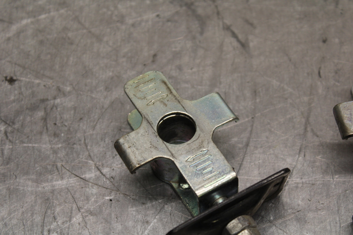 15-16 HONDA CB300F SWINGARM CHAIN TENSIONER ADJUSTMENT BRACKETS  BB740