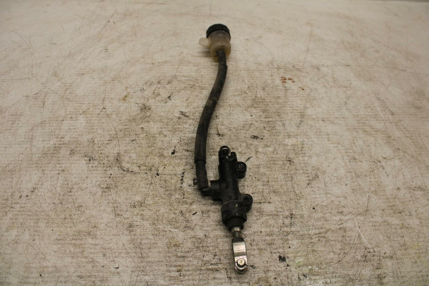 12-13 KAWASAKI EX300 NINJA REAR BACK BRAKE MASTER CYLINDER W RESERVOIR BB373