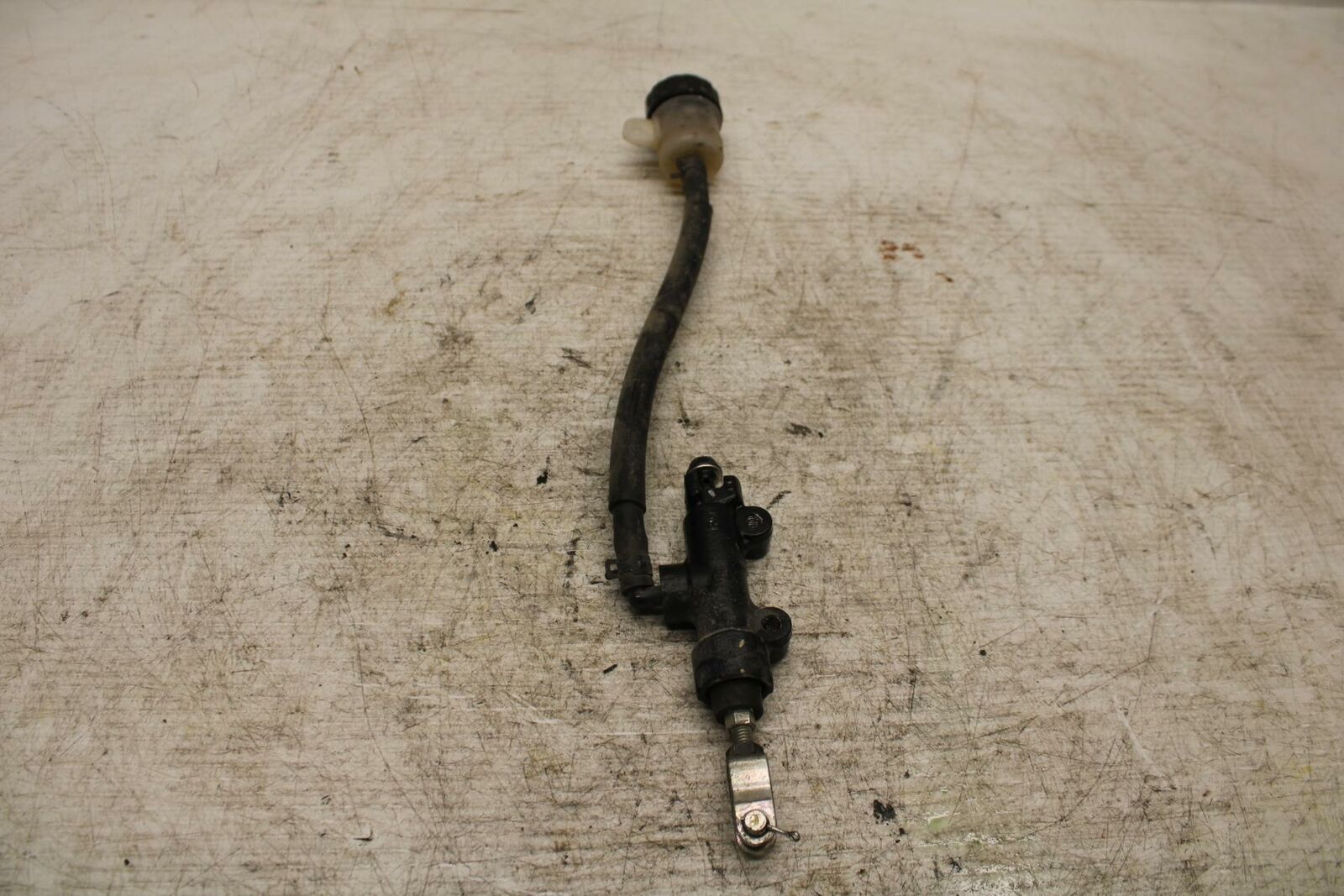 12-13 KAWASAKI EX300 NINJA REAR BACK BRAKE MASTER CYLINDER W RESERVOIR BB373