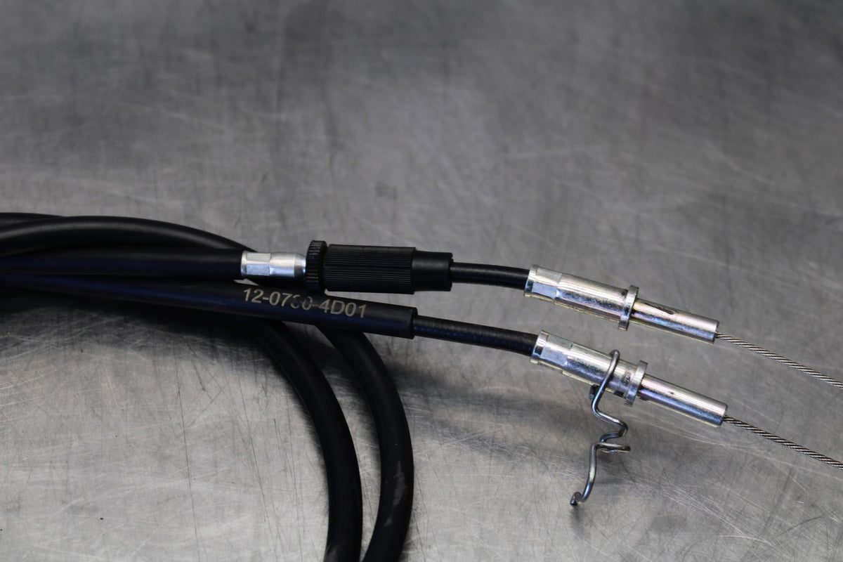 24-25 KAWASAKI ELIMINATOR 450 THROTTLE CABLES LINES BB869