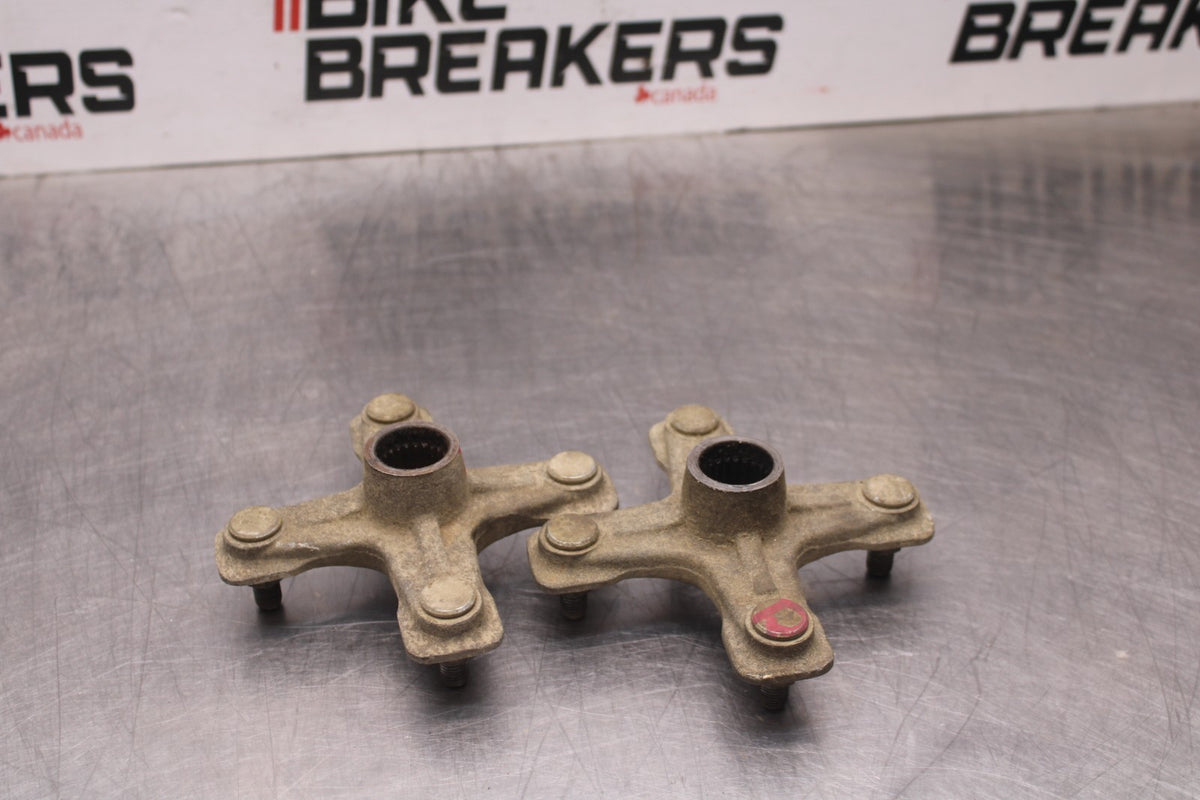 09-24 YAMAHA RAPTOR 700R BACK WHEEL RIGHT LEFT HUBS HUB SET BB414