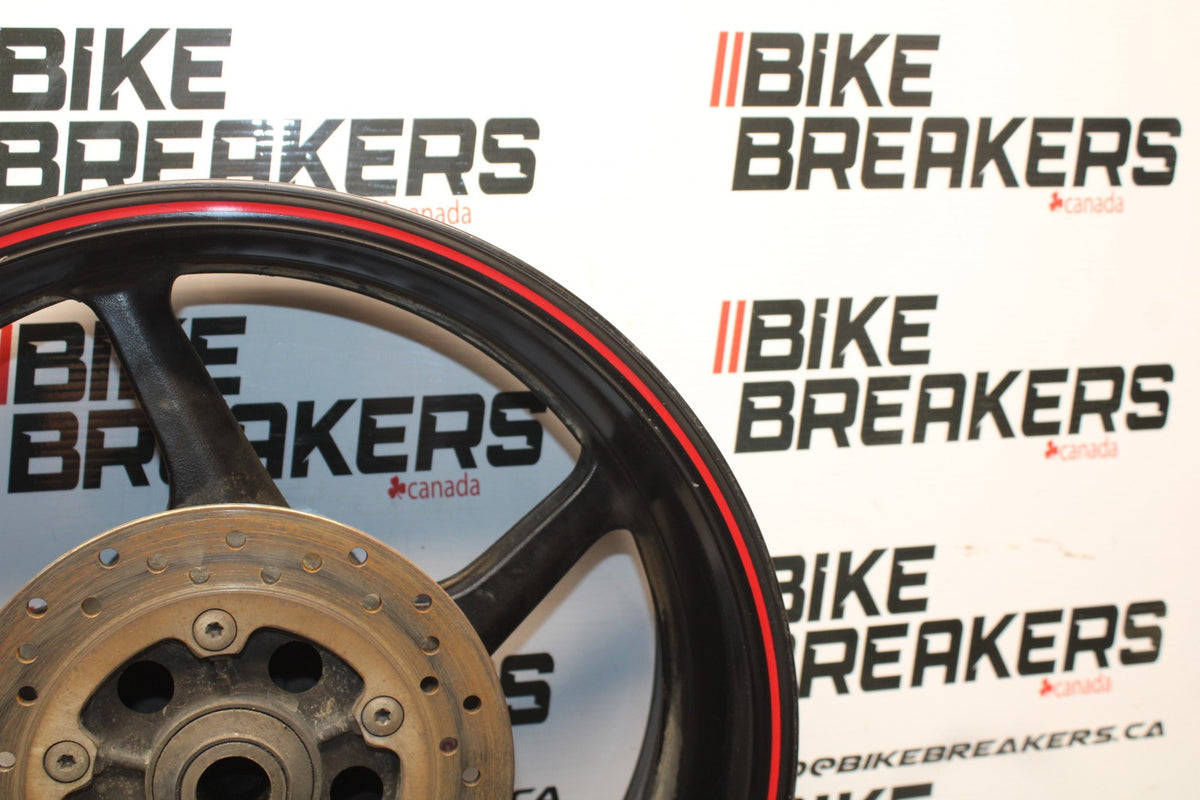07-08 YAMAHA YZF R1 REAR WHEEL BACK RIM & BACK BRAKE DISC BB771