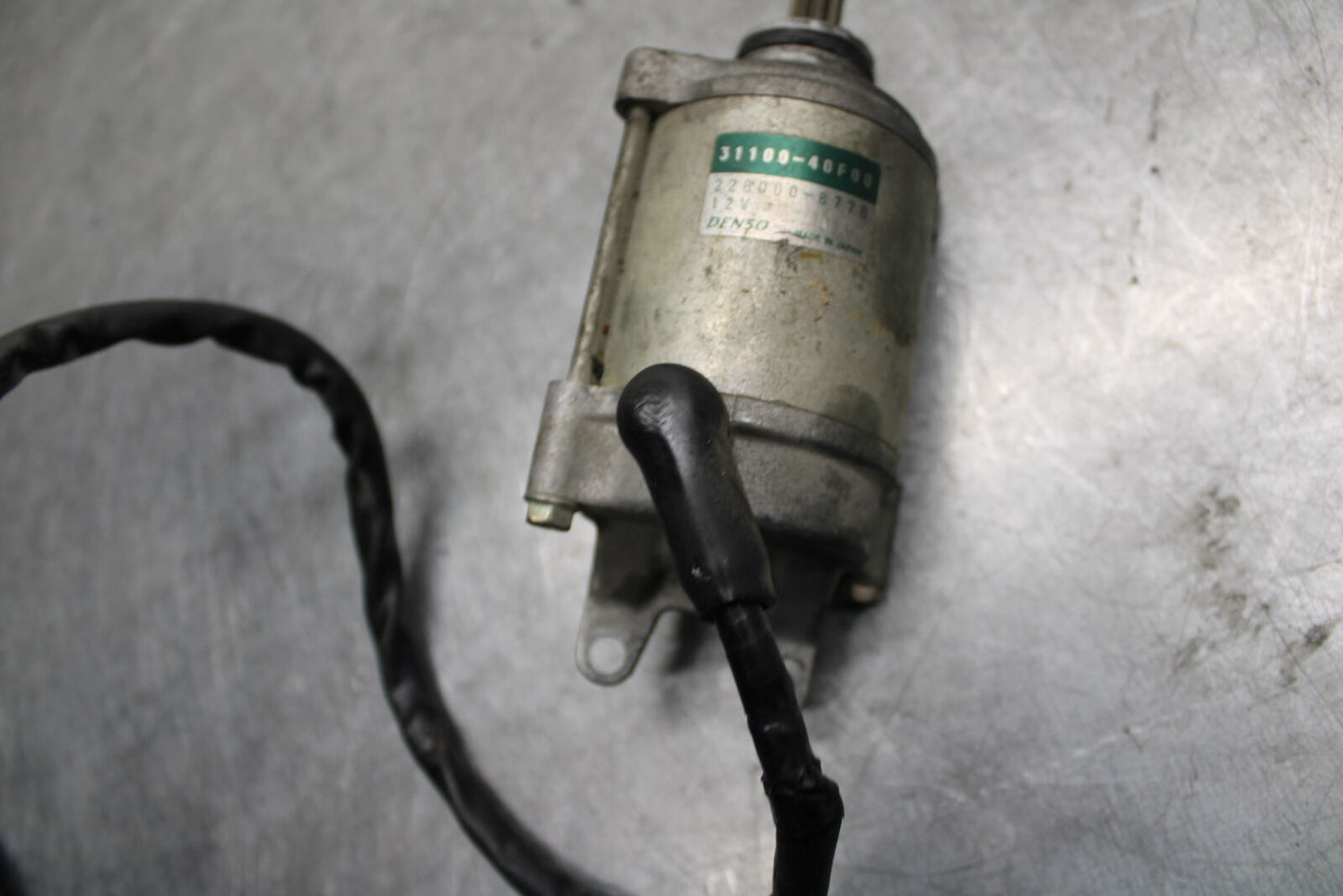 05-06 SUZUKI GSXR1000 ENGINE STARTING STARTER MOTOR -DC 12V 31100-40F00 BB677