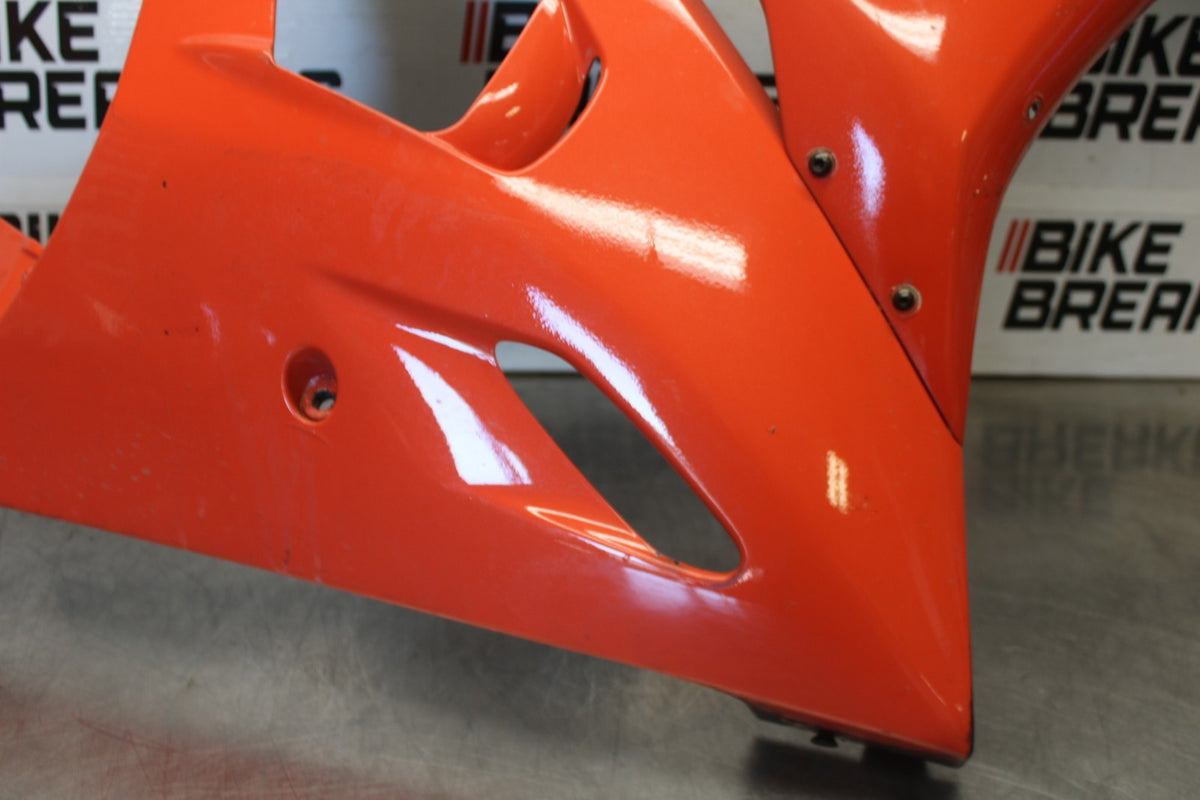 03-04 YAMAHA YZF R6 RIGHT LOWER MID UPPER SIDE FAIRING COWL  BB890