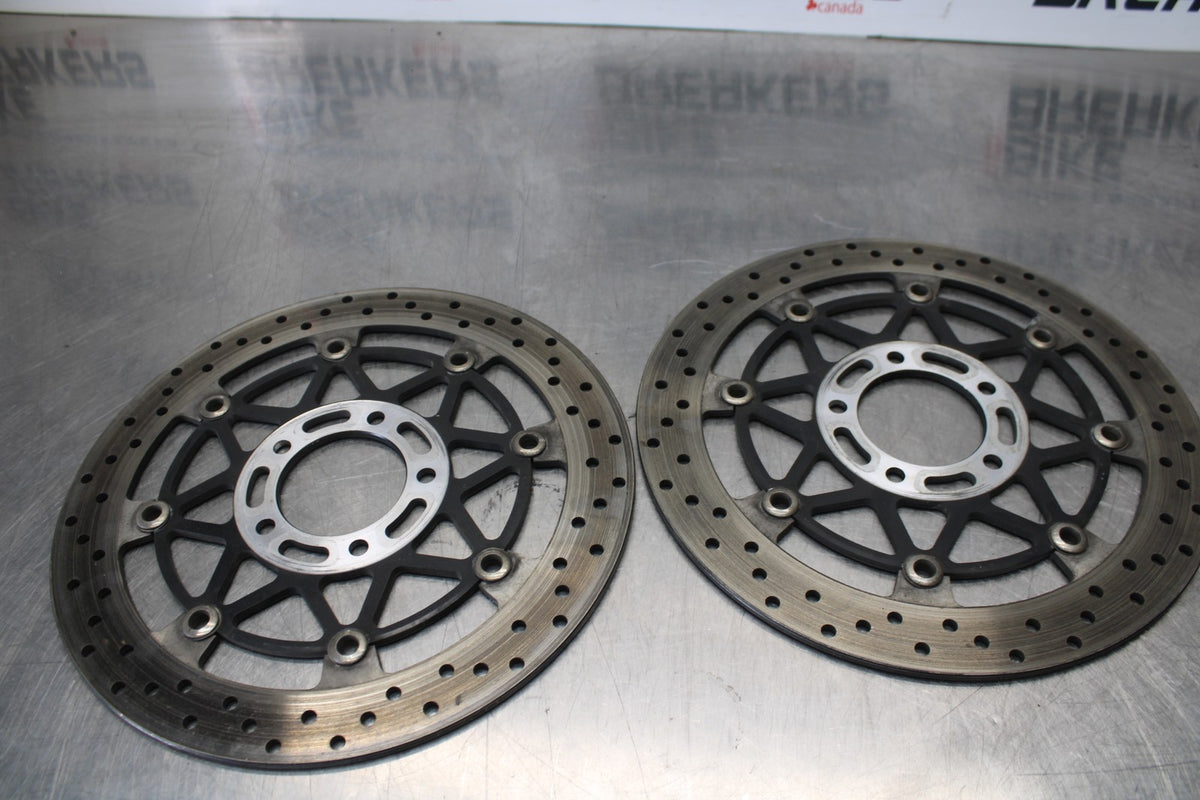 03-05 SUZUKI SV1000 FRONT LEFT RIGHT BRAKE ROTORS DISCS BB405