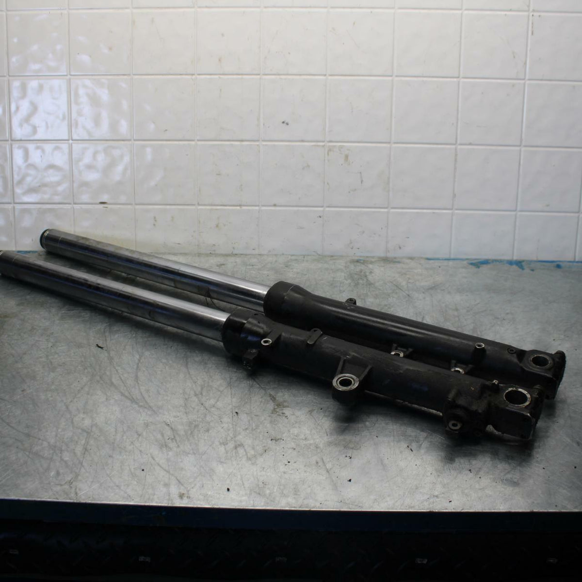 87-88 HONDA CBR1000F FRONT FORKS SHOCK SUSPENSION SET PAIR BB420