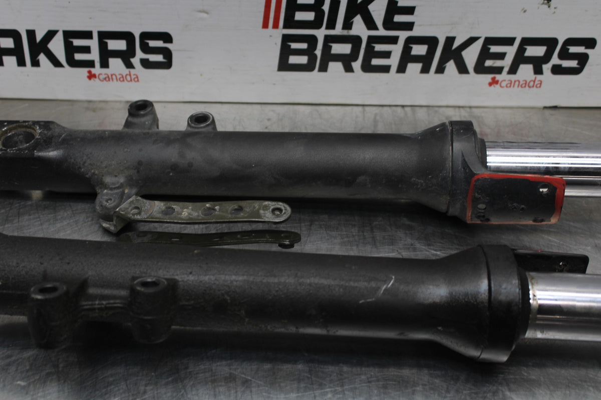 06 KAWASAKI Z750 FRONT FORKS SHOCK SUSPENSION SET PAIR BB837
