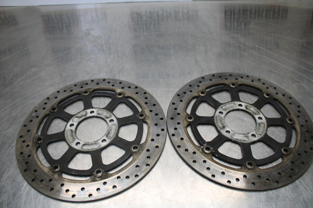 99-07 SUZUKI HAYABUSA GSX1300R FRONT LEFT RIGHT BRAKE ROTORS DISCS BB281