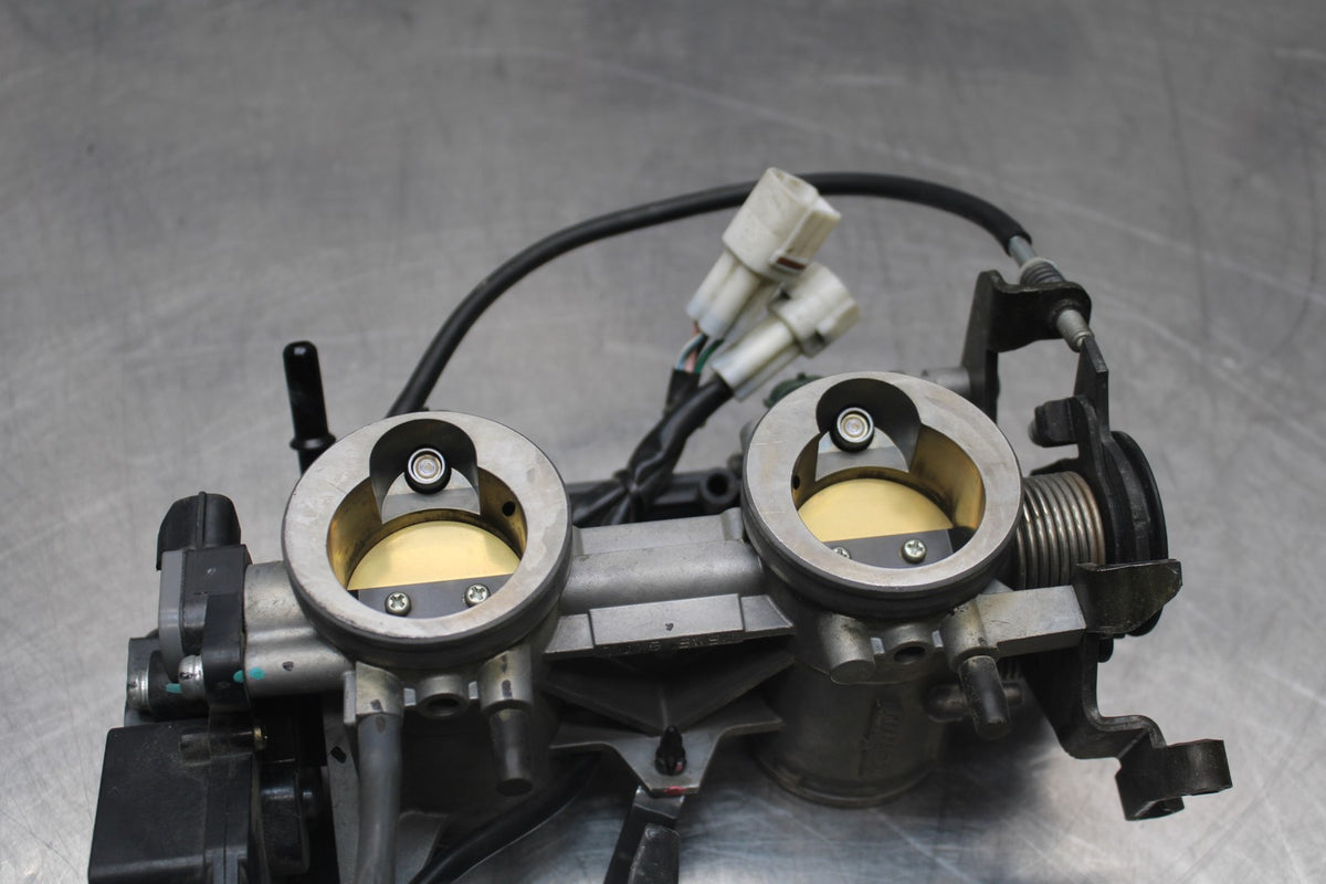 08 KAWASAKI NINJA 650 EX650 MAIN FUEL INJECTORS / THROTTLE BODIES BB797