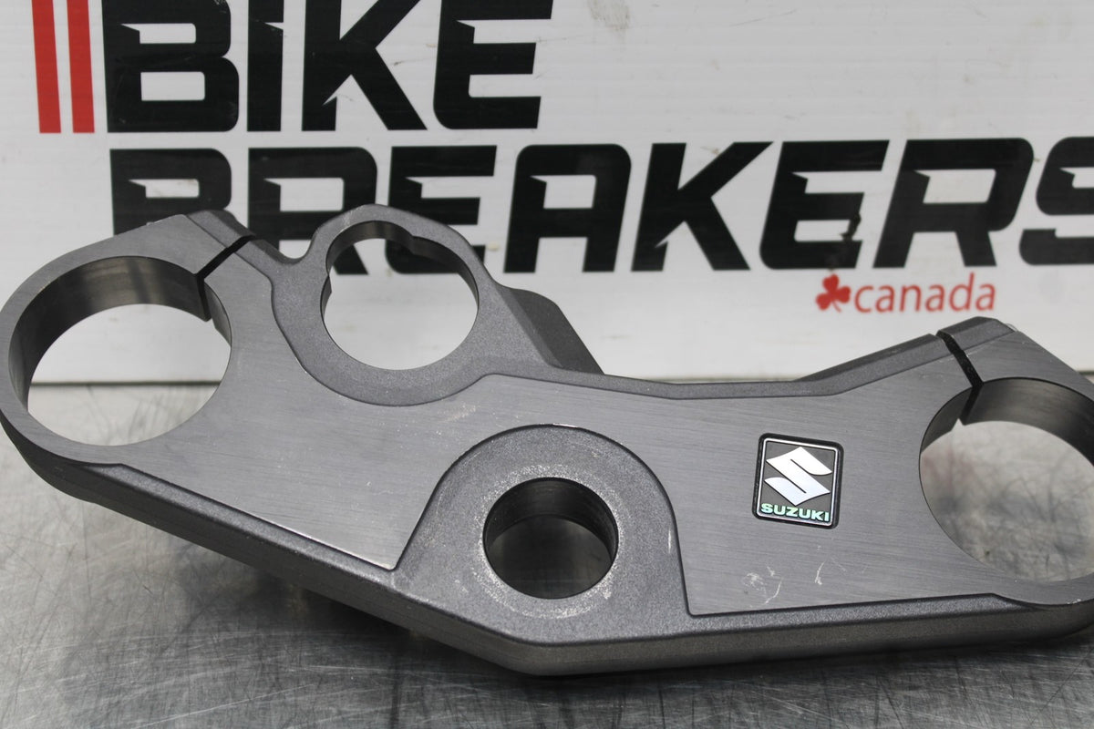 08-10 SUZUKI GSXR 600 FORKS UPPER TRIPLE TREE CLAMP BB765