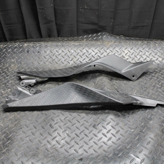 17 KAWASAKI NINJA 300 RIGHT LEFT GAS FUEL TANK PANELS COVERS TRIM SET  BB215