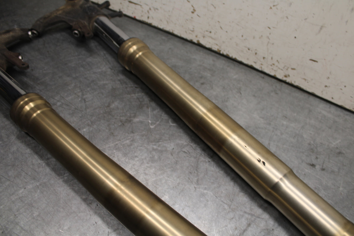 08-10 SUZUKI GSXR 600 FRONT FORKS SHOCK SUSPENSION SET PAIR  BB721