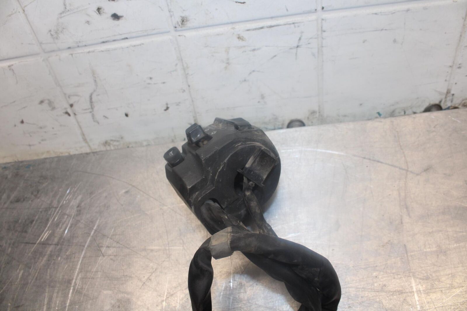 07-08 KAWASAKI NINJA ZX6R LEFT CLIP ON HANDLE HORN SIGNALS SWITCH  BB456