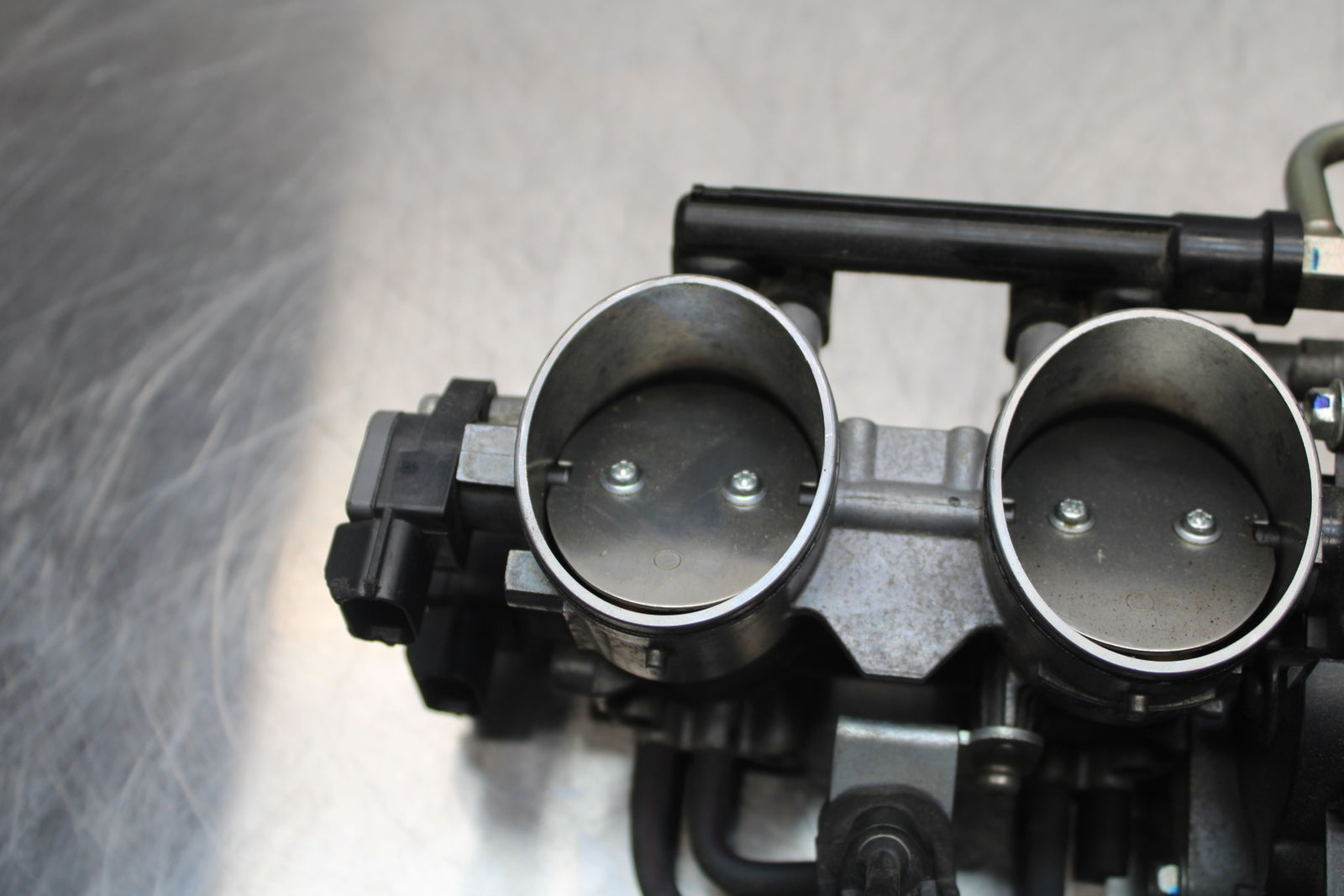 13-17 KAWASAKI NINJA ZX6R ZX636 ABS MAIN FUEL INJECTORS / THROTTLE BODIES BB143