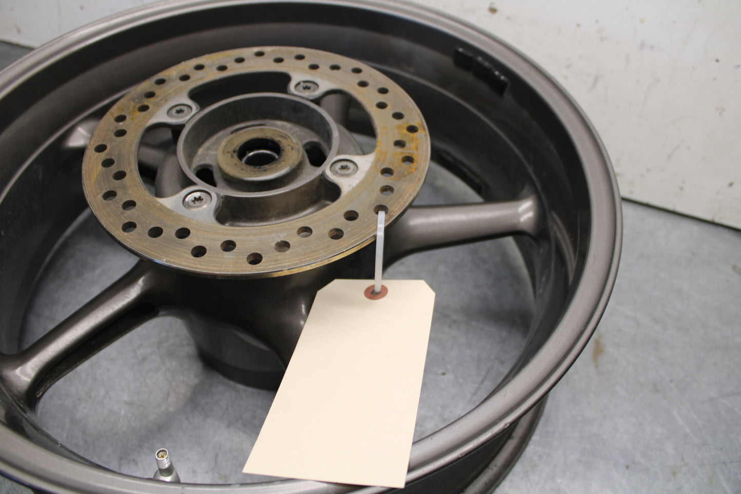 09-11 TRIUMPH DAYTONA 675 REAR RIM WHEEL DISC ROTOR BB652