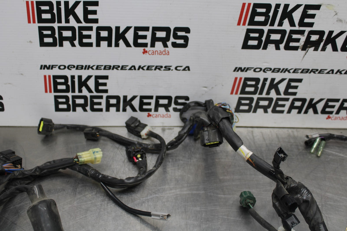 08-16 YAMAHA YZF R6 MAIN ENGINE WIRING HARNESS MOTOR WIRE LOOM BB856