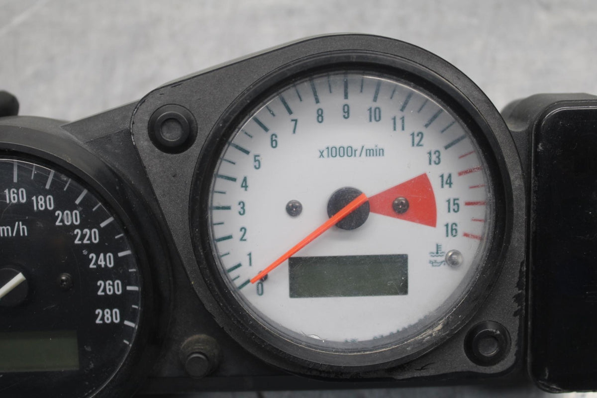 1999 Suzuki GSXR600 SPEEDO TACH GAUGES DISPLAY CLUSTER SPEEDOMETER  BB608