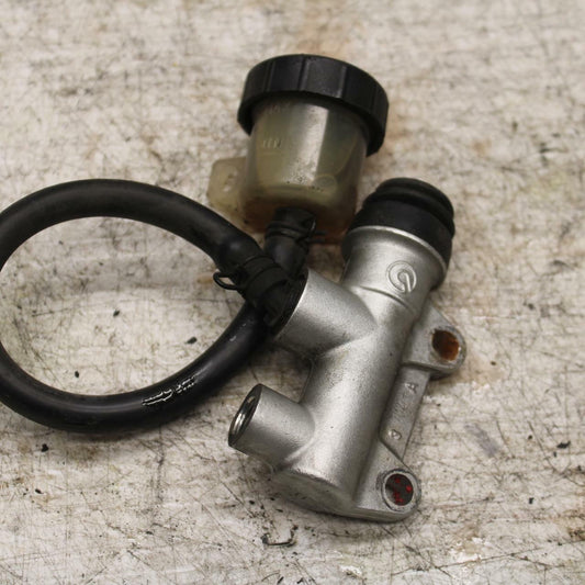 08-10 DUCATI 848 REAR BACK BRAKE MASTER CYLINDER W RESERVOIR BB369