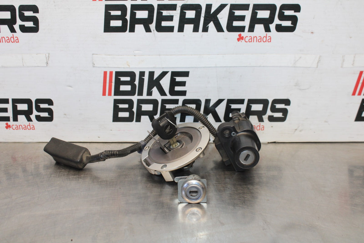 16 HONDA CB500F ABS IGNITION LOCK KEY SET W/ GAS CAP AND SEAT LOCK BB930