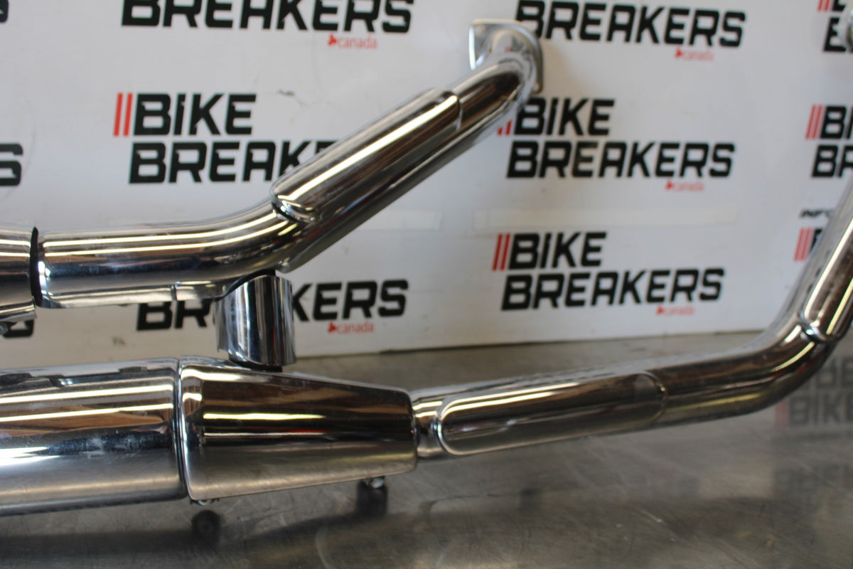 07 SUZUKI BOULEVARD M50 HEADER EXHAUST PIPE MUFFLERS BB897