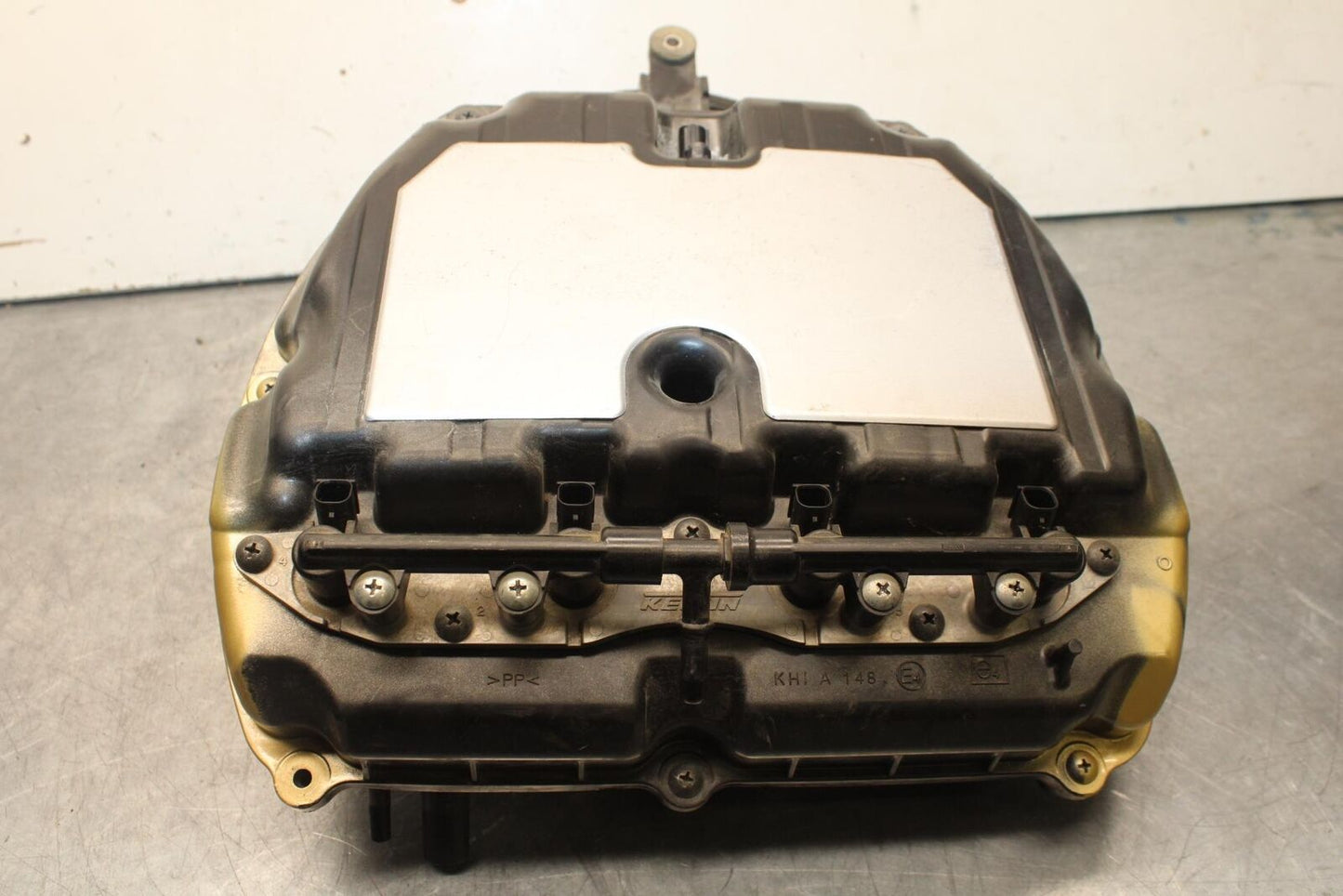 09-12 KAWASAKI NINJA ZX6R AIRBOX AIR INTAKE FILTER BOX 11010-0198 BB617