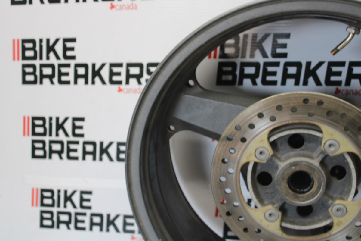 00-05 KAWASAKI NINJA ZX12R REAR WHEEL BACK RIM & ROTOR BB892