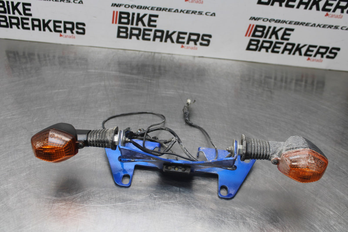 08 SUZUKI SV650 FENDER ELIMINATOR LICENSE PLATE BRACKET & LIGHTS BB846