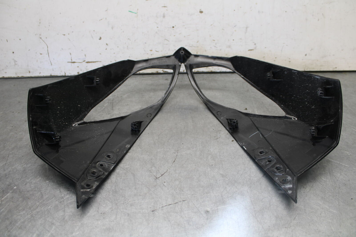 09-12 KAWASAKI NINJA ZX6R FRONT UPPER NOSE FAIRING SHROUD 55028-0251-H8  BB698