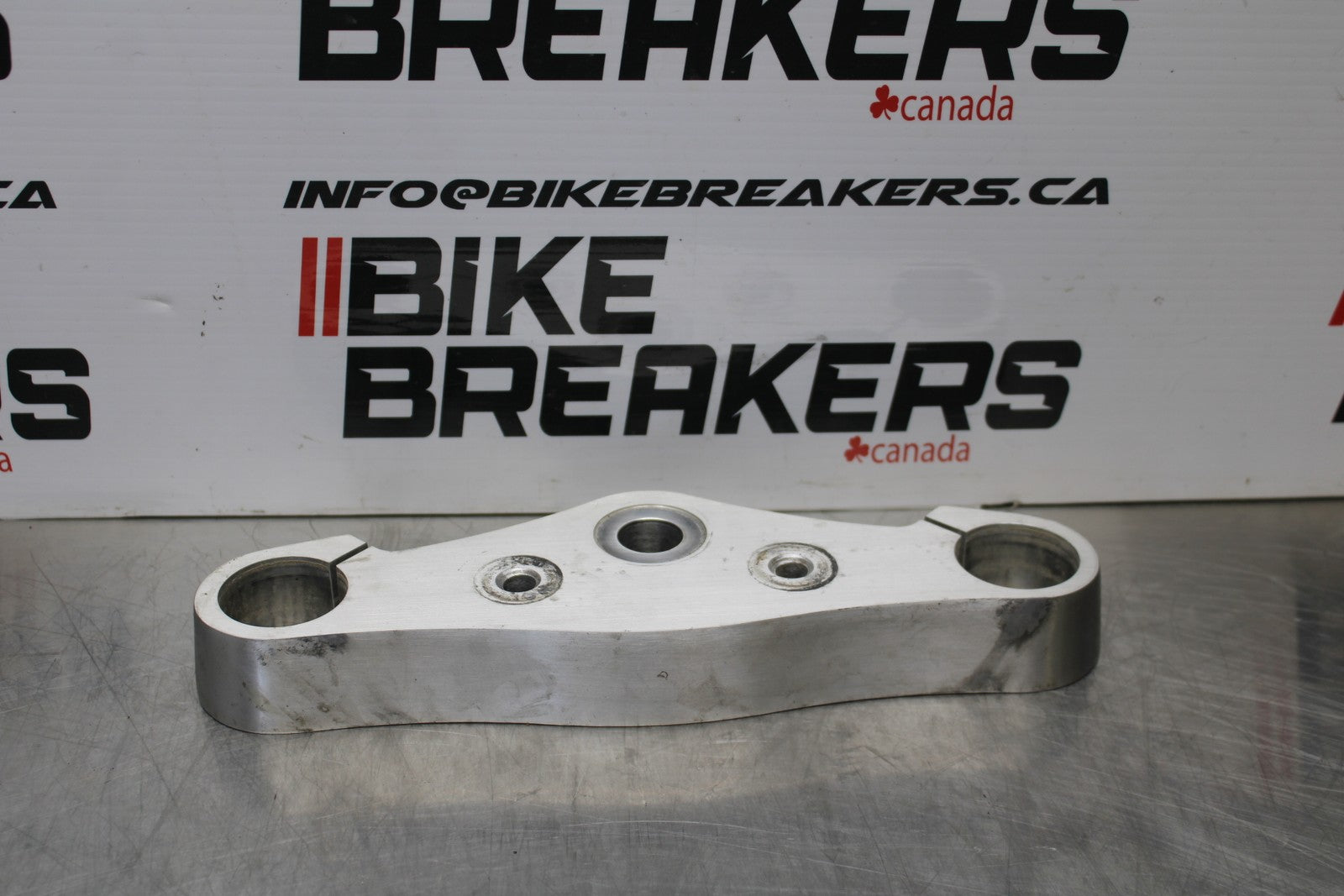 08 KAWASAKI VULCAN 900 FORKS UPPER TRIPLE TREE CLAMP BB184