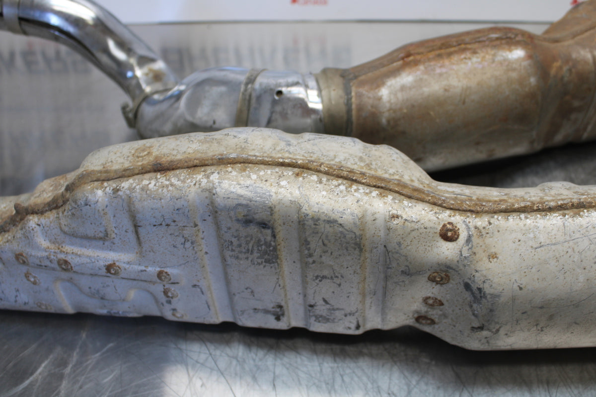 85 YAMAHA RZ500 FULL EXHAUST SYSTEM HEADERS PIPE MUFFLER BB00