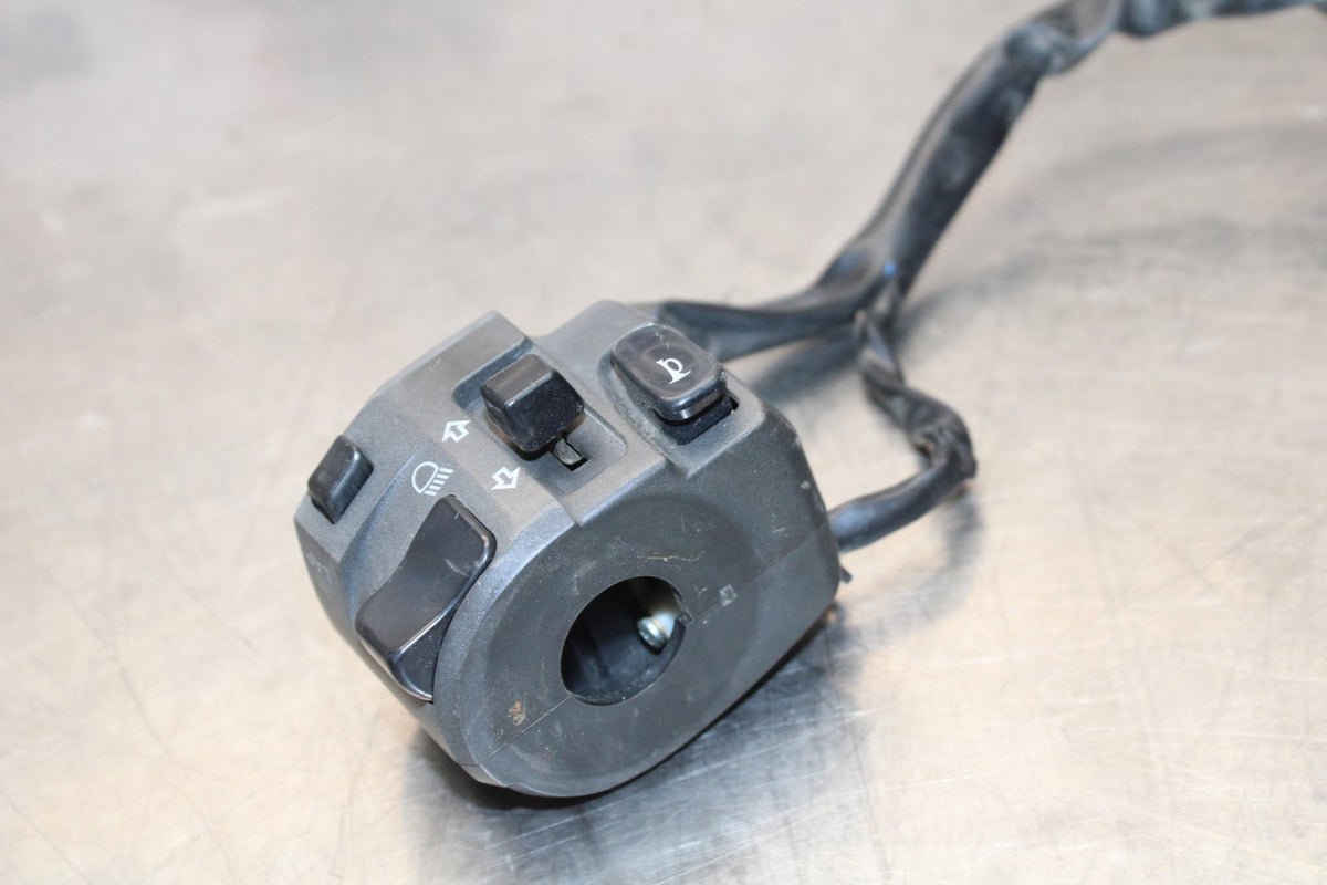07-08 KAWASAKI NINJA ZX6R LEFT CLIP ON HANDLE HORN SIGNALS SWITCH SWITCHES BB175