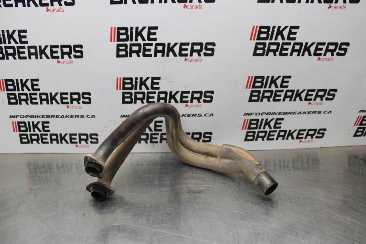 08 KAWASAKI NINJA 650 EX650 EXHAUST HEADER PIPES MANIFOLD BB797