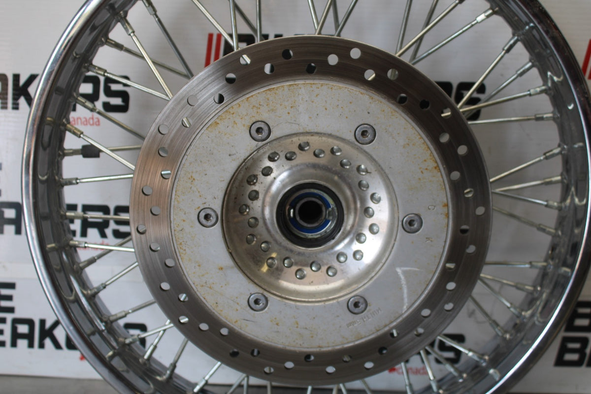 03 HONDA SHADOW SPIRIT 750 VT750DC FRONT WHEEL FRONT RIM & ROTOR BB907