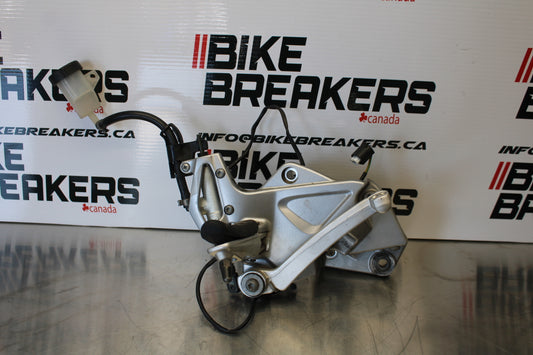 06-12 BMW F800ST RIGHT REARSET REAR SET DRIVER FOOT PEG REST STOP BB144