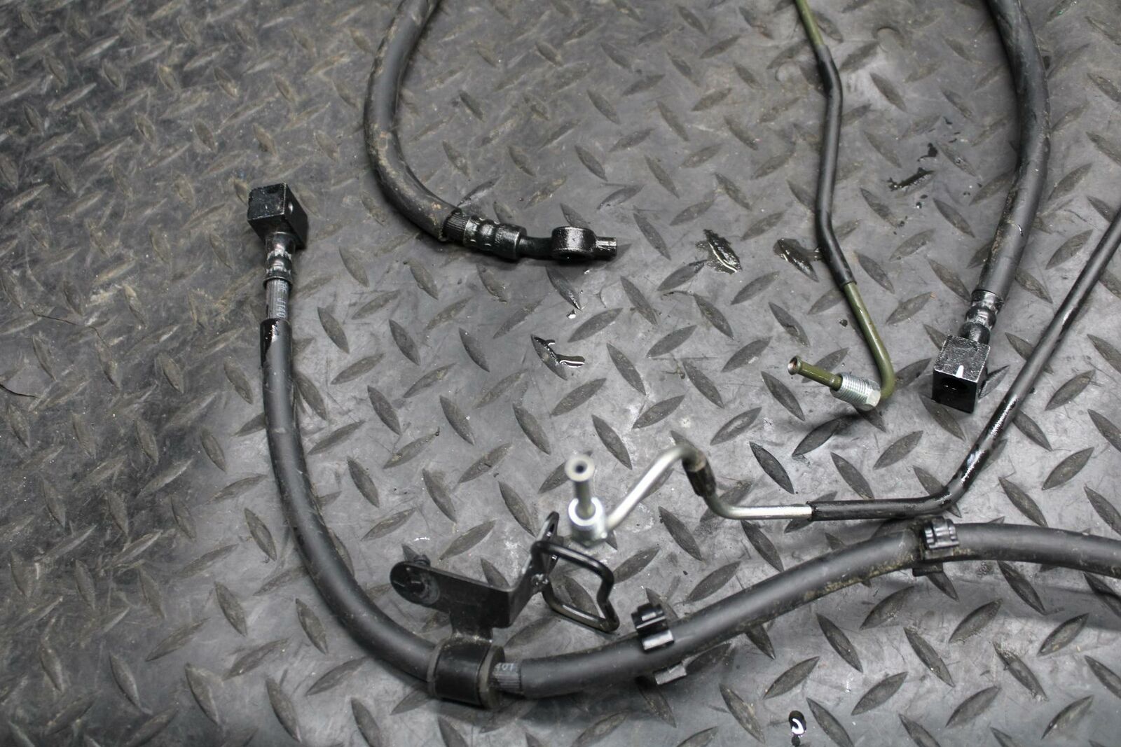 17 KAWASAKI NINJA 300 FRONT REAR ABS BRAKE HOSE SET LINES HOSES BB215