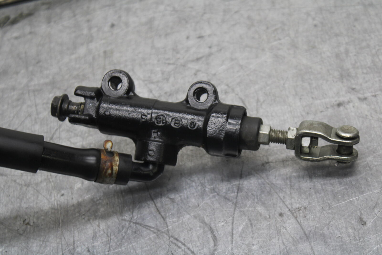 08-12 KAWASAKI NINJA 250R EX250J REAR BRAKE MASTER CYLINDER W RESERVOIR BB111 