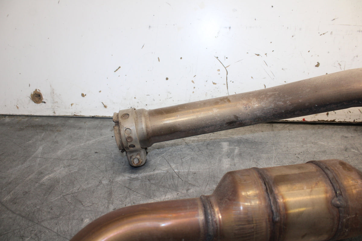 07-09 YAMAHA FZ6 EXHAUST PIPE MUFFLER SLIP ON CAN SILENCER 5VX-14710-01-00 BB713