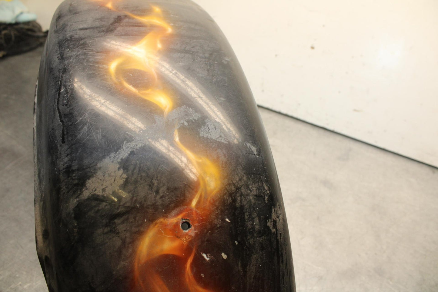 03-08 KAWASAKI VULCAN 1600 REAR BACK WHEEL FENDER MUD GUARD BB616