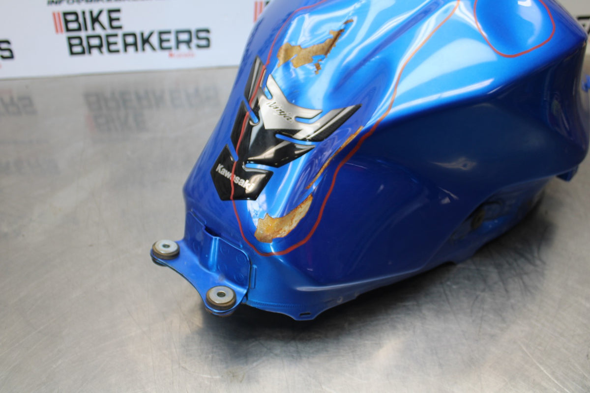 13-17 KAWASAKI NINJA 300 EX300 ABS GAS TANK FUEL CELL PETROL RESERVOIR BB189