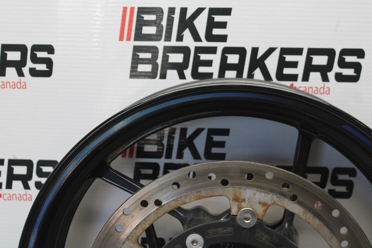 24-25 KAWASAKI NINJA 500 ABS FRONT WHEEL FRONT RIM & ROTOR BB899