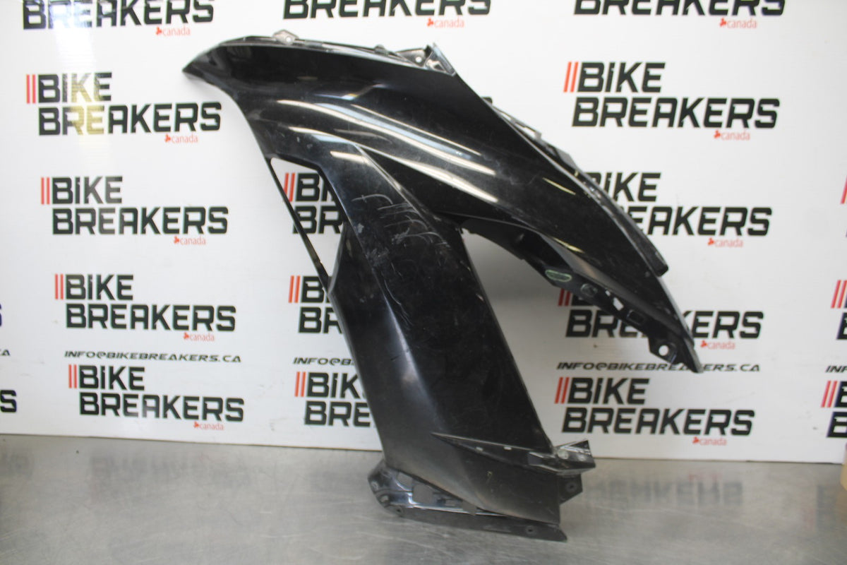 13-18 KAWASAKI NINJA ZX6R LEFT LOWER MID UPPER SIDE FAIRING COWL BB735