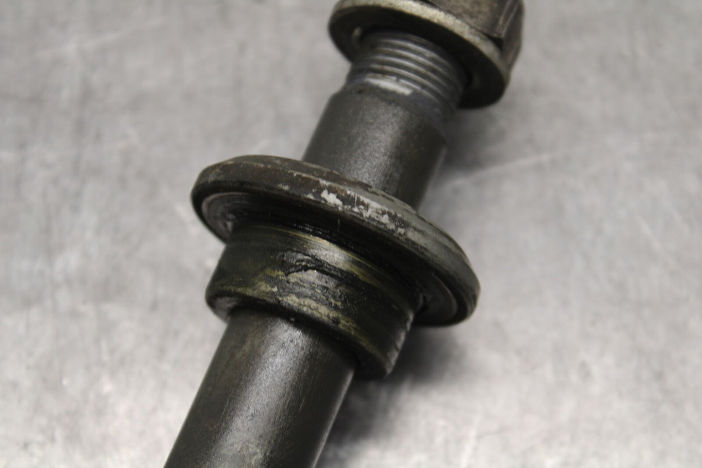 04-12 HONDA ST1300A REAR AXLE BACK WHEEL RIM PIVOT BOLT AXEL BB669