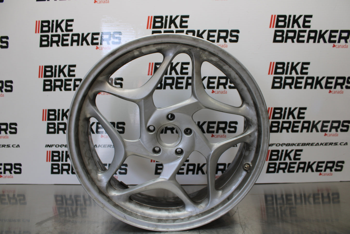 06-12 BMW F800ST REAR WHEEL BACK RIM BB144