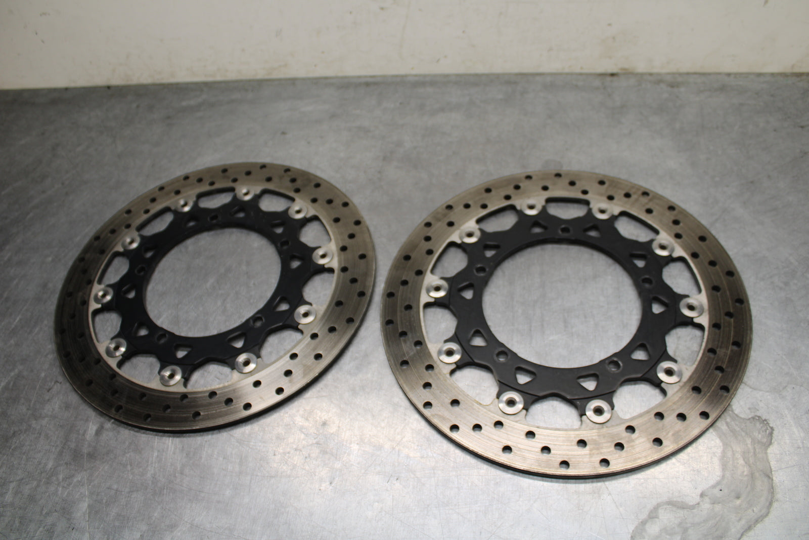 03-05 YAMAHA YZF R6  FRONT LEFT RIGHT BRAKE ROTORS DISCS BB132