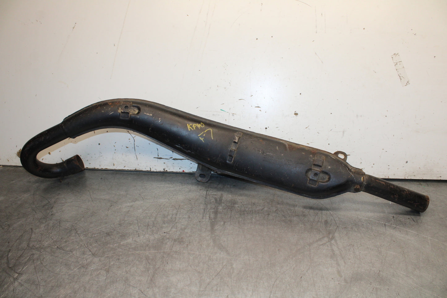 71-75 KAWASAKI F7 EXHAUST PIPE MUFFLER SLIP ON CAN SILENCER BB00