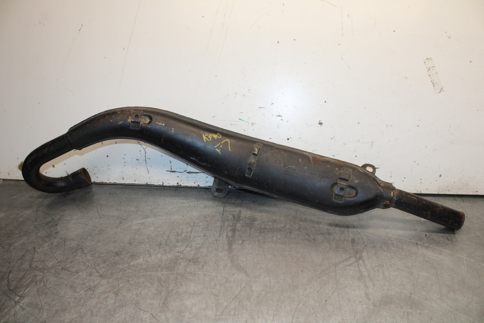 71-75 KAWASAKI F7 EXHAUST PIPE MUFFLER SLIP ON CAN SILENCER BB00