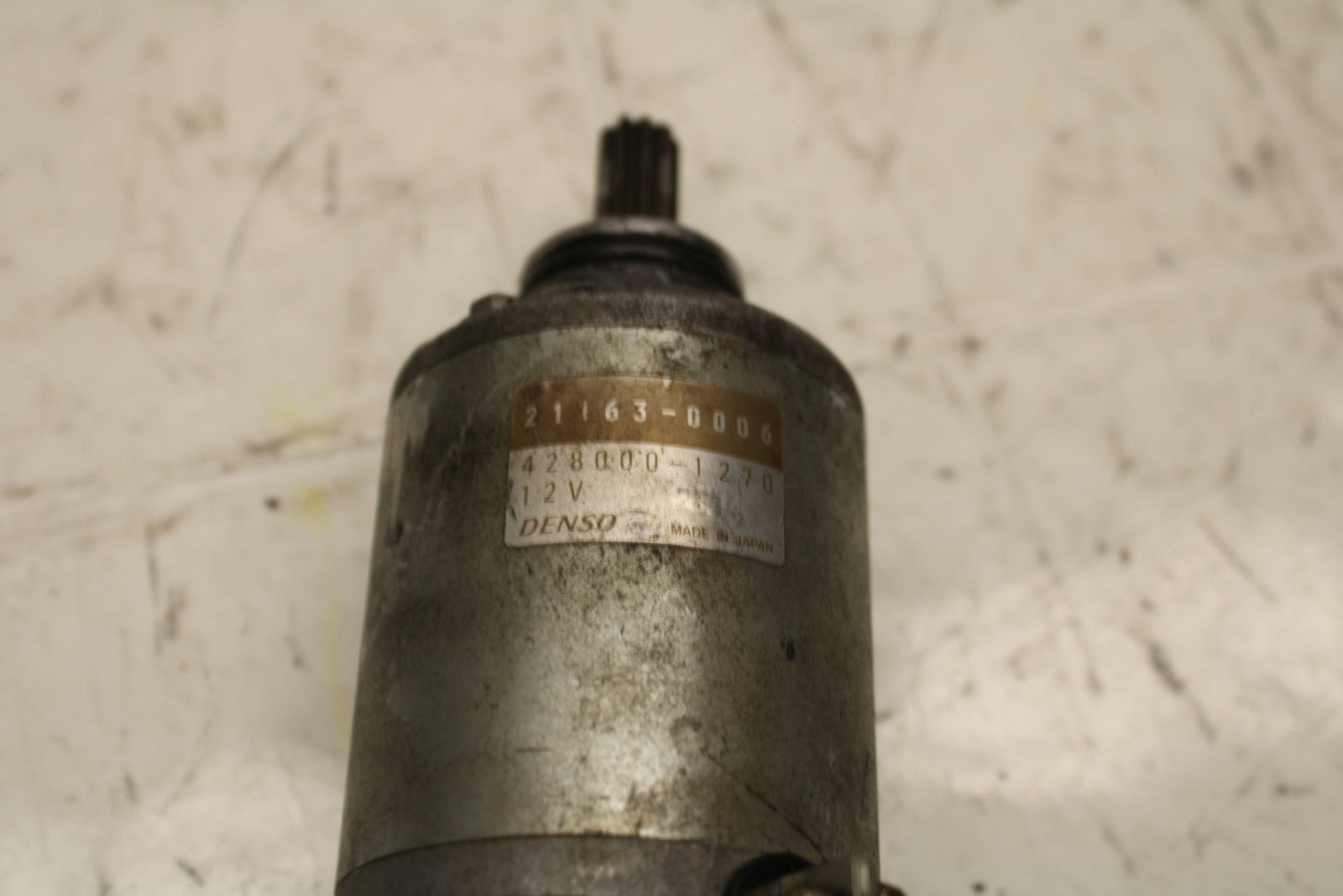 03-04 KAWASAKI NINJA ZX6R 636 ENGINE STARTING STARTER MOTOR -DC 12V BB06