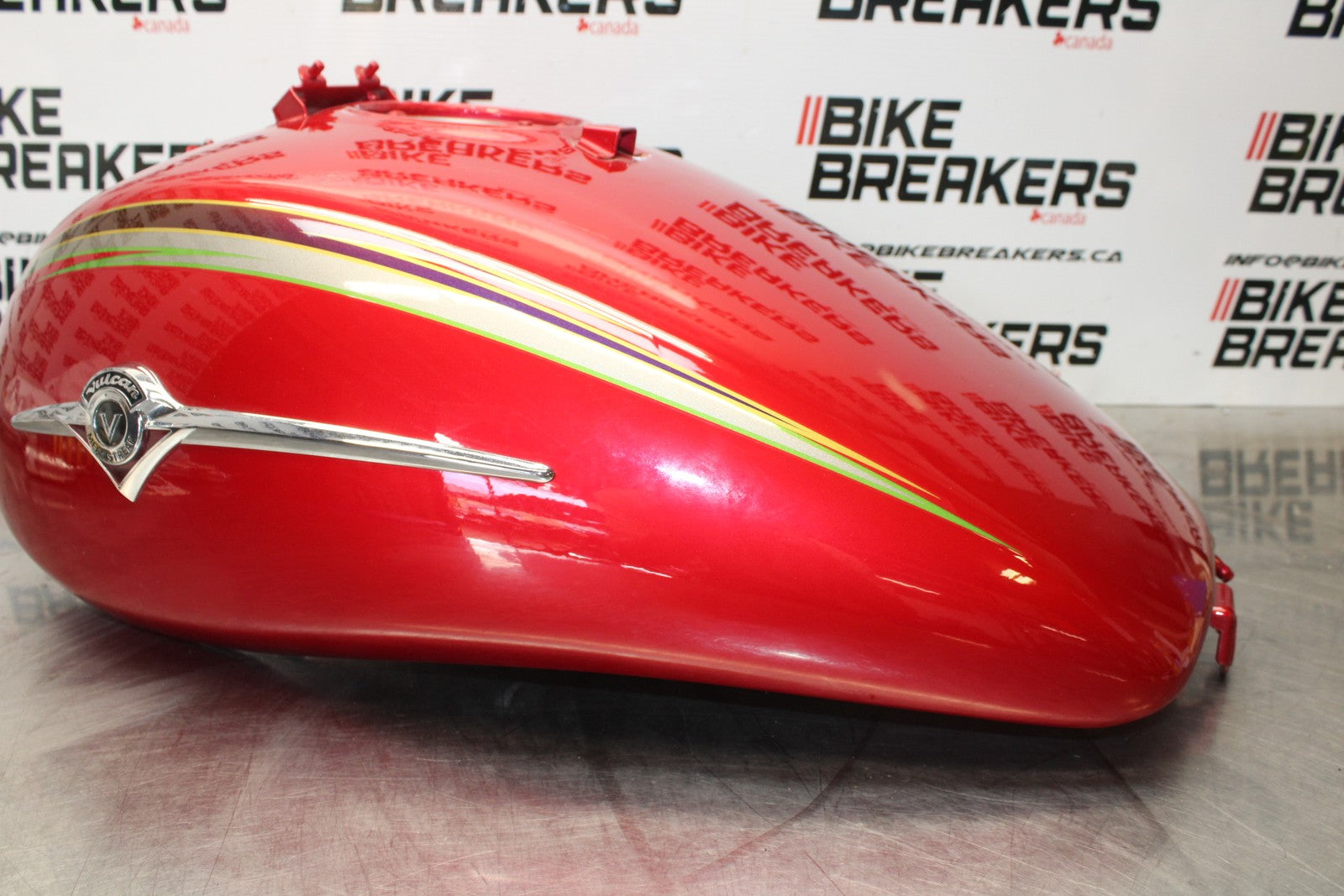 03 KAWASAKI VULCAN 1500 VN1500P MEAN STREAK GAS TANK FUEL PETROL RESERVOIR BB00